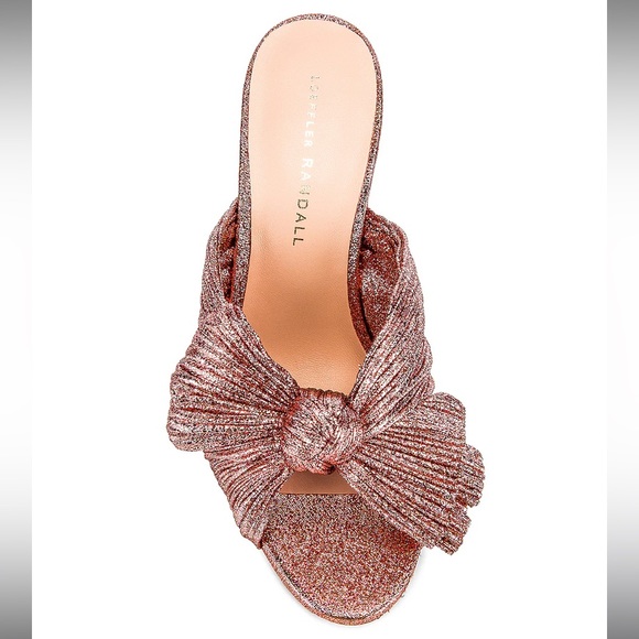 New In Box Loeffler Randall Penny Knot Mules - Picture 4 of 10